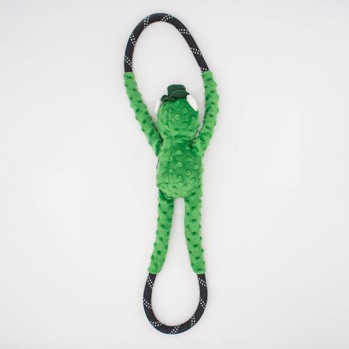 Bear Squeaky Rope Dog Toy