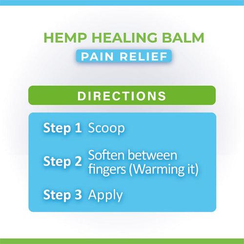 Pain Relief Hemp Healing Balm With Peppermint Oil For Dogs (100mg CBD)