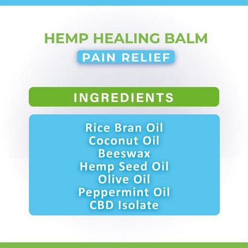 Pain Relief Hemp Healing Balm With Peppermint Oil For Dogs (100mg CBD)