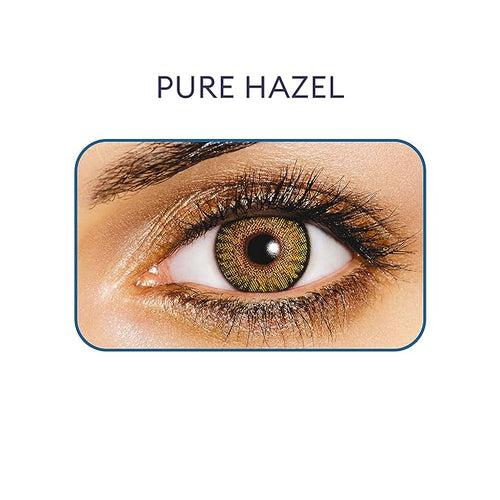 FRESHLOOK LENSES Alcon Freshlook OneDay - Daily Disposable Color Contact Lenses (-00.00, Hazel, Pack of 10)