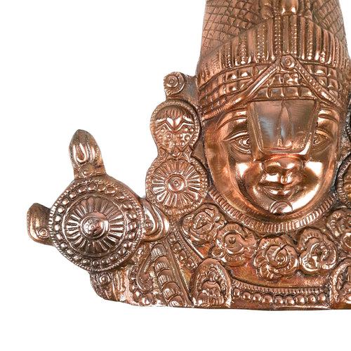 Sri Balaji Wall Hanging Idol | Venkateswara Swami Wall Statue | Tirupati Balaji Wall Hanging Murti | Religious & Spiritual Sculpture - for Gift, Home, Living Room, Office, Puja Room Decoration  - 13 inch