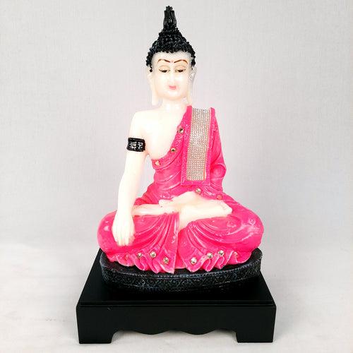 Lord Buddha Statue | Buddha Showpiece in Meditation Pose - for Living Room, Home, Table, Office Decor & Gift - 13 inch