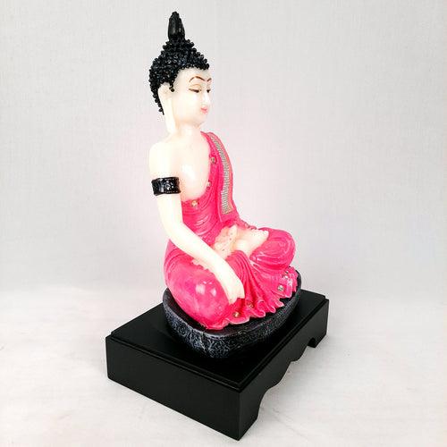 Lord Buddha Statue | Buddha Showpiece in Meditation Pose - for Living Room, Home, Table, Office Decor & Gift - 13 inch