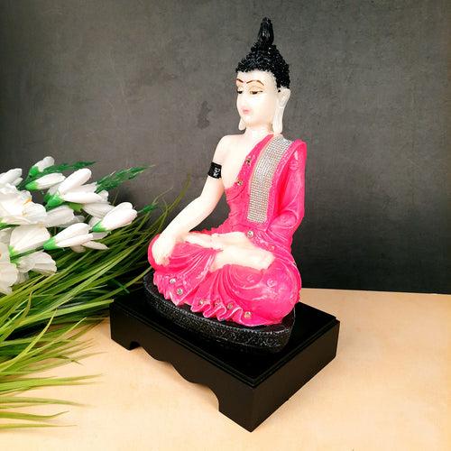 Lord Buddha Statue | Buddha Showpiece in Meditation Pose - for Living Room, Home, Table, Office Decor & Gift - 13 inch