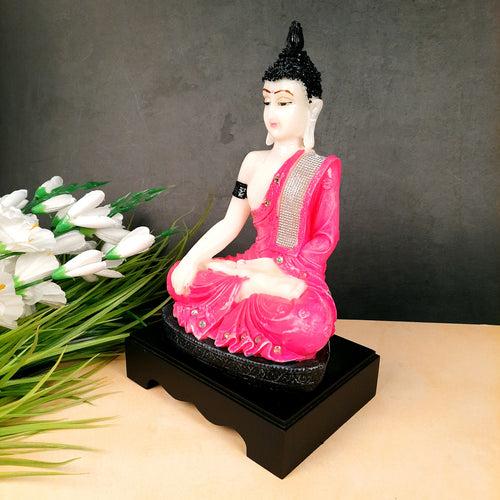 Lord Buddha Statue | Buddha Showpiece in Meditation Pose - for Living Room, Home, Table, Office Decor & Gift - 13 inch