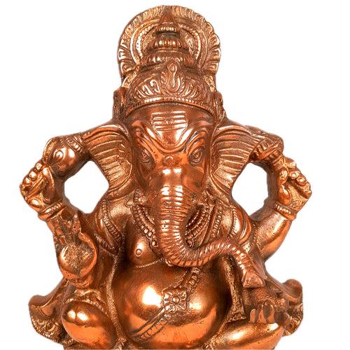 Ganesh Statue | Lord Ganesha Idol - for Home, Puja, Living Room, Entrance & Office Decor | Antique Idol for Religious & Spiritual Decor - 13 Inch