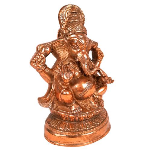 Ganesh Statue | Lord Ganesha Idol - for Home, Puja, Living Room, Entrance & Office Decor | Antique Idol for Religious & Spiritual Decor - 13 Inch