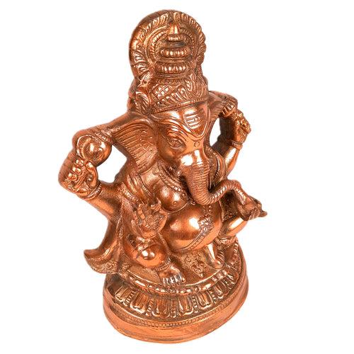 Ganesh Statue | Lord Ganesha Idol - for Home, Puja, Living Room, Entrance & Office Decor | Antique Idol for Religious & Spiritual Decor - 13 Inch