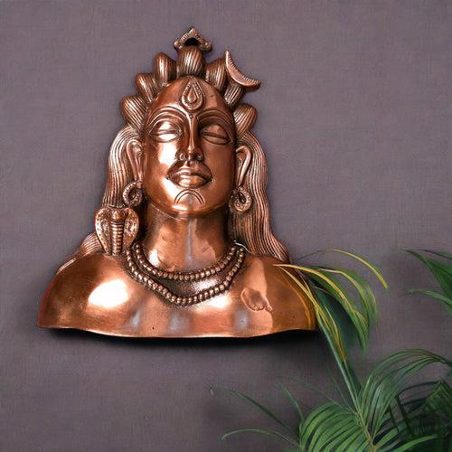 Adiyogi Shiva Wall Hanging | Shiv Wall Art - For Home, Living Room, Wall, Entrance Decor | Office Decor & Gifts - 12 Inch