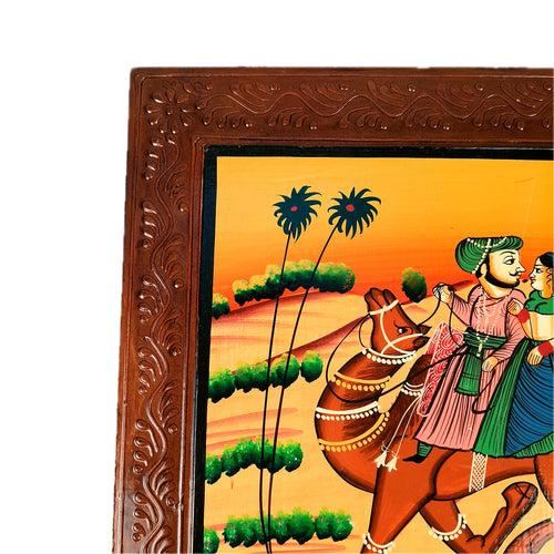 Wooden Chowki Bajot | Decorative Choki / Peeta - For Home, Living Room, Sitting, Sofa Corners Decor & Gifts - 14 Inch