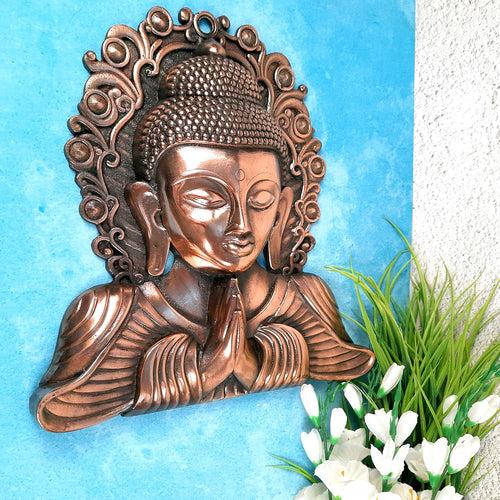 Lord Buddha Wall Hanging | Gautam Buddha Wall Hanging - For Home & Wall Decor | Living Room, Office Decor & Gifts - 15 inch