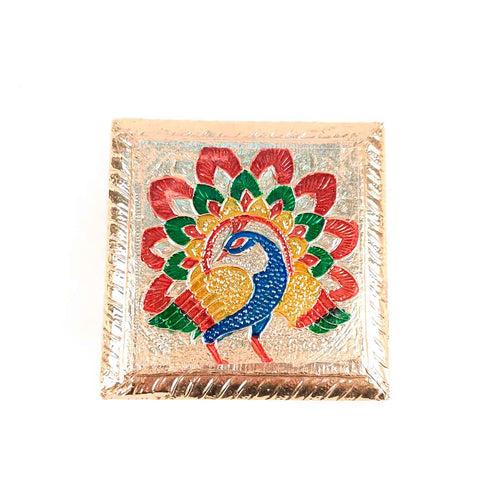 Pooja Chowki Bajot | Wooden Chowki Set - For Diwali Pooja, Festivals & Home Décor - 4, 6 Inch (Pack of 2)