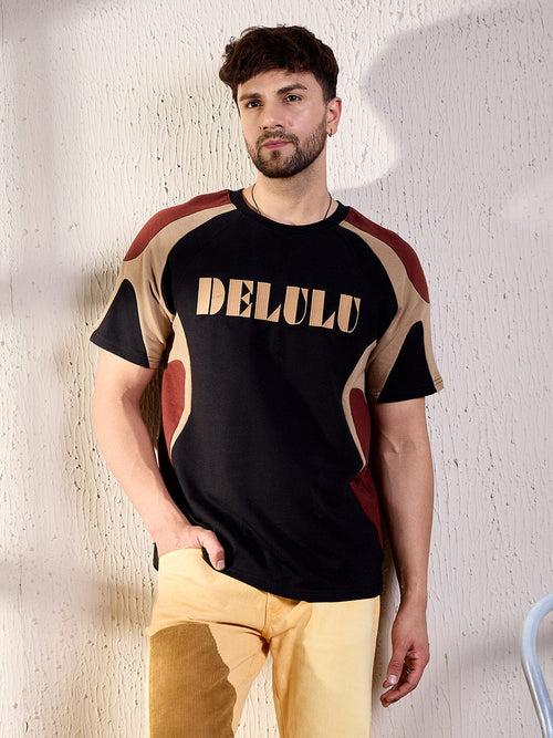 Delulu Cut And Sew Oversized Tshirt