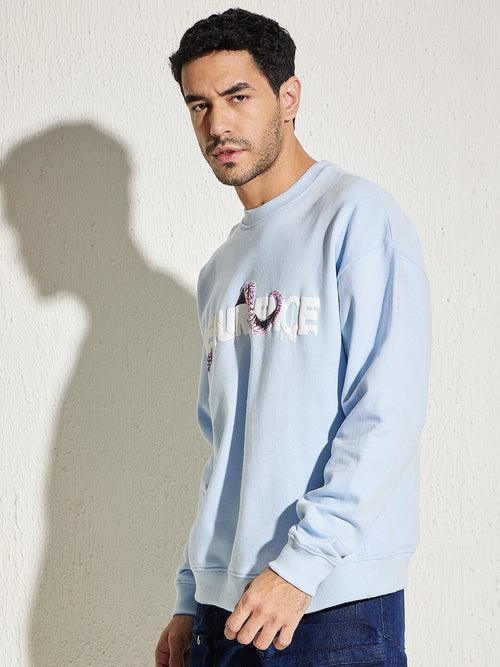 Sky Octopus Oversized Sweatshirt