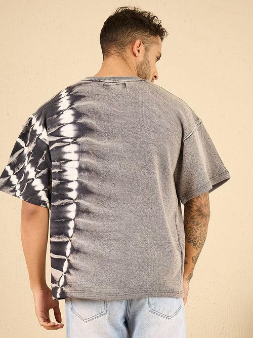 Dove Graphic Tie Dye Heavy Weight Oversized Tshirt