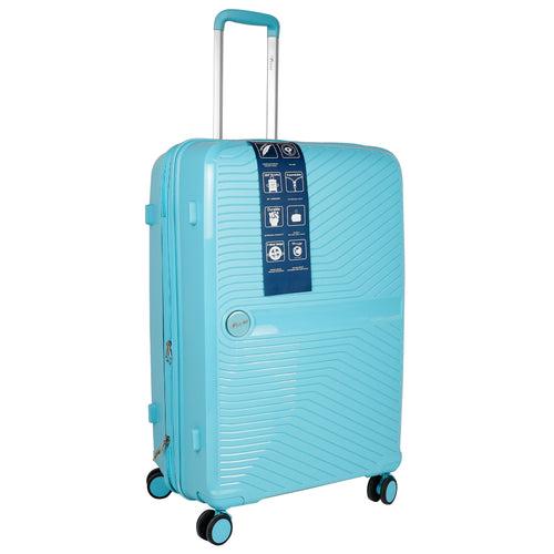 STV PP02 24" Turtle Blue Expandable Medium Check-in Suitcase