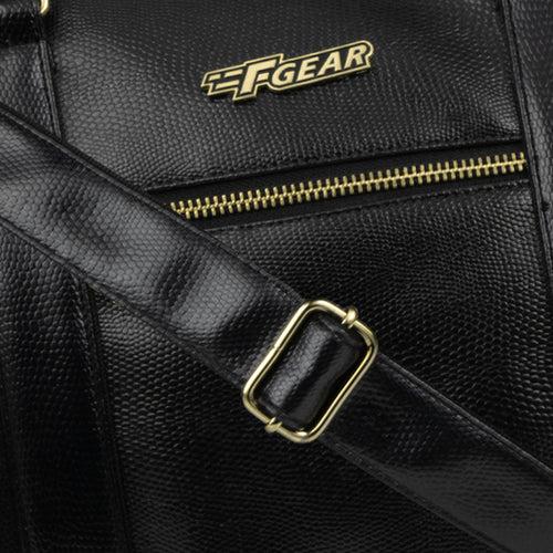 Mistral 26L Black Vegan Leather Duffel