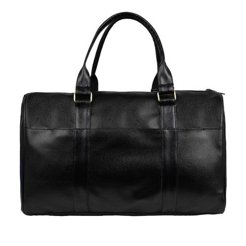 Mistral 26L Black Vegan Leather Duffel