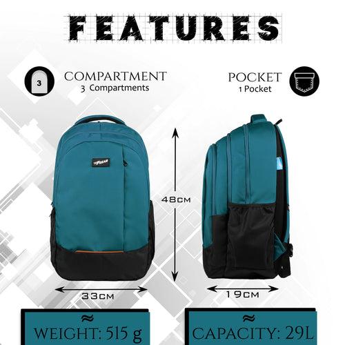 Winsome 29L Black Aqua Backpack