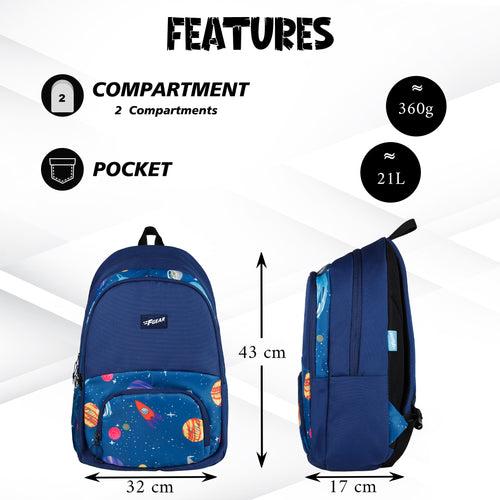 Chinook 21L Navy Blue Planets Backpack