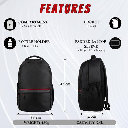 Oracle 24L Black Laptop Backpack