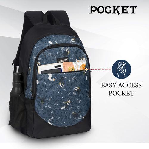 Lohan 28L Navy Black Backpack