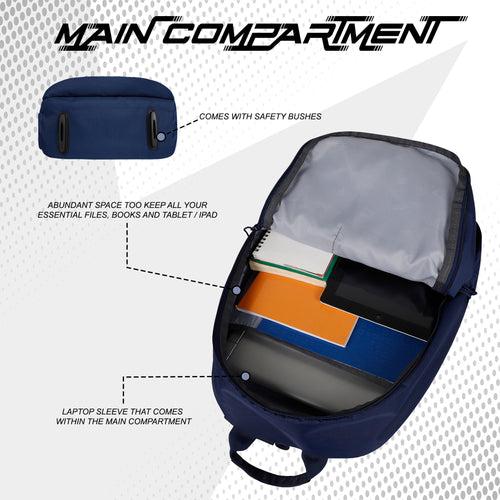 Crusader V2 30L Navy Blue Backpack