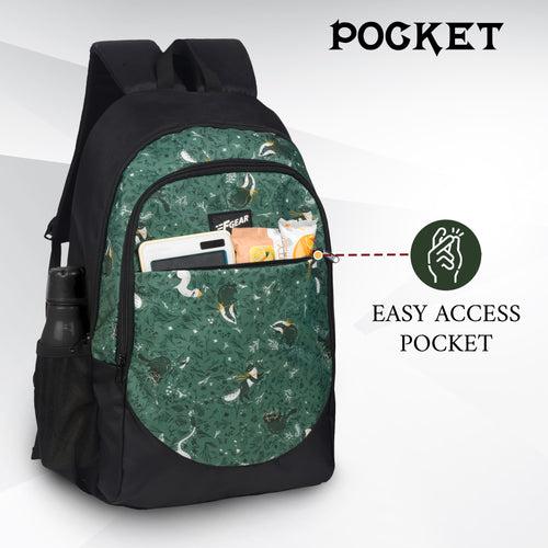 Lohan 28L Green Black Backpack