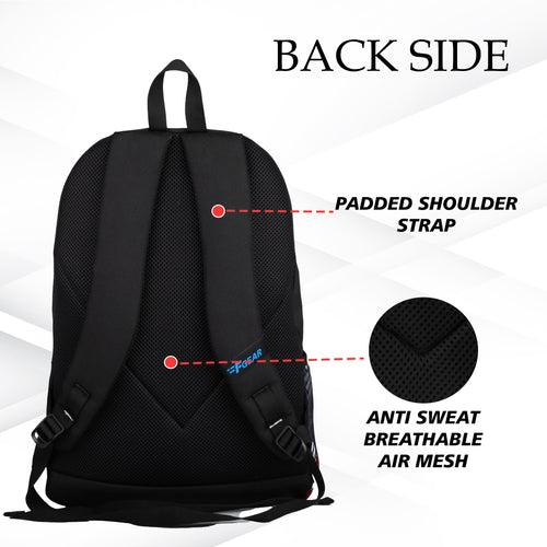 Bora 21L Geometric Black Red Backpack