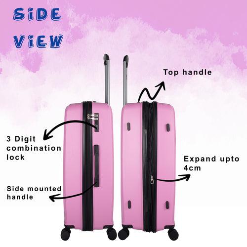 STV PP03 28" Pink Expandable Large Check-in Suitcase
