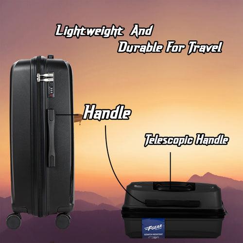 Eagle PP03 20" Black Cabin (Small) Suitcase