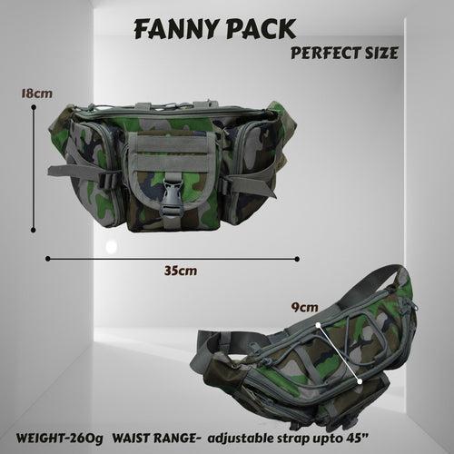 F Gear Trail Woodland Camo Sports Waist Bag (3673)