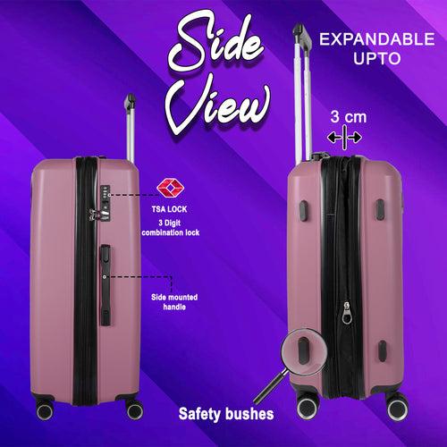 STV PP04 24" Rose Expandable Medium Check- in Suitcase