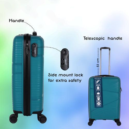 Joy PP008 20" Blue Cabin (Small) Suitcase