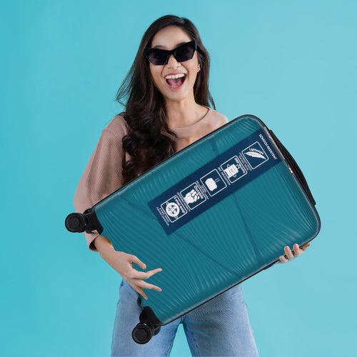 Joy PP008 20" Blue Cabin (Small) Suitcase