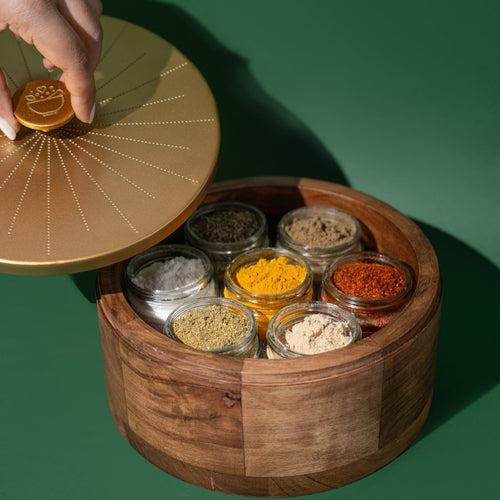 Aamra Heirloom Spice Box (Set of 7)