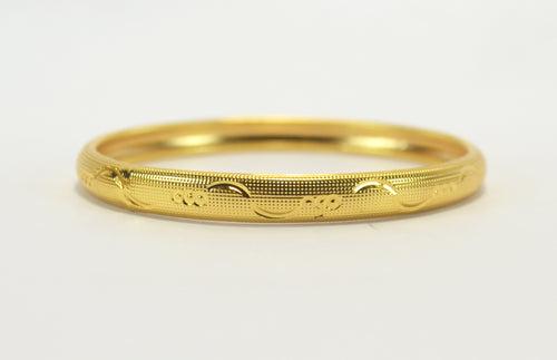 Itscustommade Gold plated single bangle