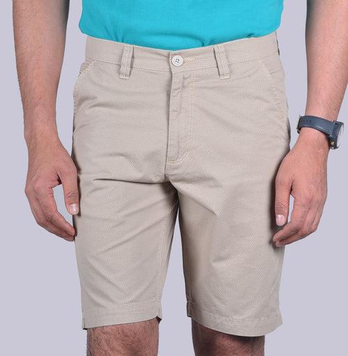 Beige Uber cool shorts.