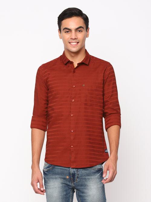 Brown Stripes Shirt