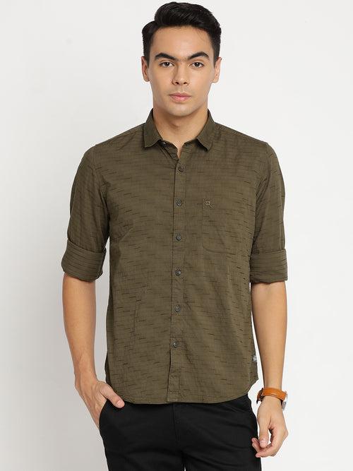 Green Plain Shirt