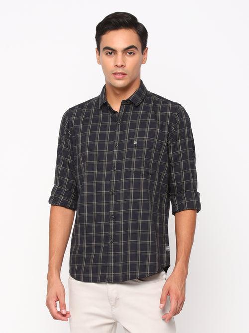 Black Checkerd Shirt