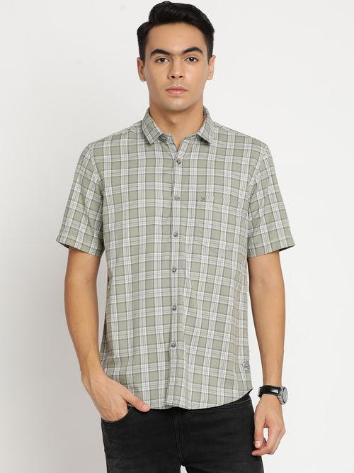 Green Checkerd Shirt