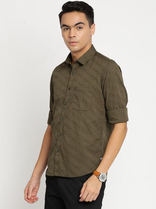 Green Plain Shirt