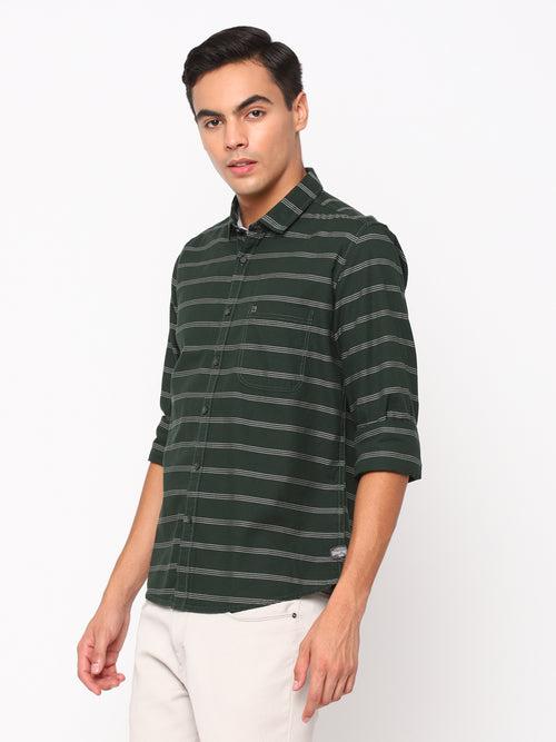 Green Stripes Shirt