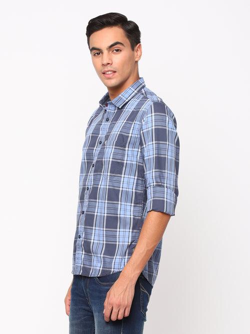 Blue Checkerd Shirt