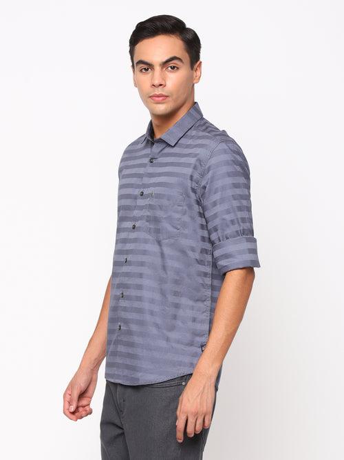 Grey Stripes Shirt