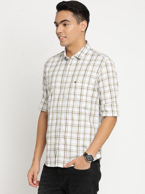 White Checkerd Shirt