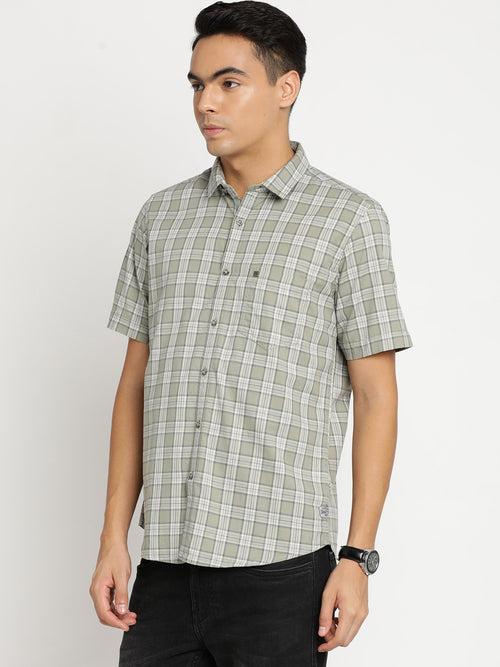 Green Checkerd Shirt