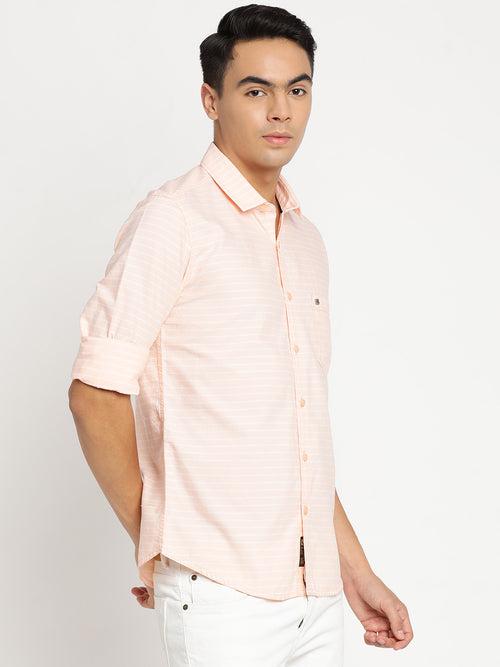 Orange Stripes Shirt