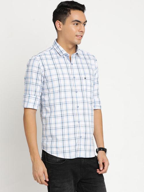 White Checkerd Shirt